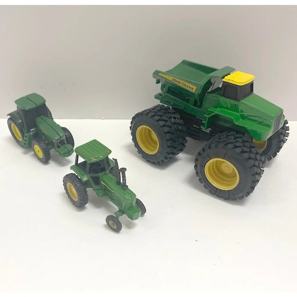 3‎ John Deere Tractor Lot Die Cast & Plastic Vintage to Modern